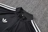 26-27 Germany Black Half Pull Tracksuit #B26058(半拉链)