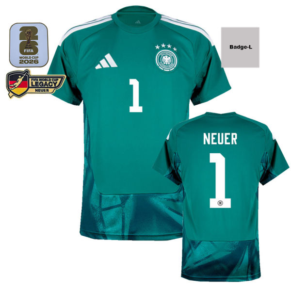 26-27 Germany Goalkeeper World Cup Legacy Neuer #1 Fans Soccer Jersey