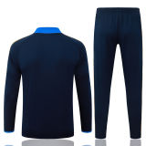 26-27 Boca Juniors Royal blue Half Pull Tracksuit #B26046(半拉链)