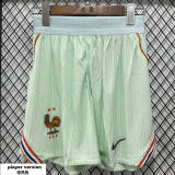 26-27 France Away Player Version Shorts Pants (浅绿色)(球员短裤)