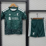 26-27 LIV Green Goalkeeper Kids Soccer Jersey