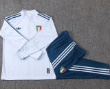 26-27 Italy Light blue Half Pull Tracksuit #B26060(半拉链)
