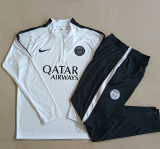 26-27 PSG White Kids Half Pull Tracksuit #E26039(童装)(半拉链)