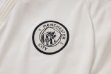 26-27 Man City Beige Kids Half Pull Tracksuit #E26054(童装)(半拉链)