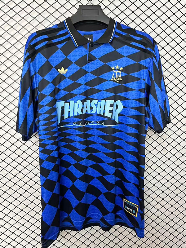 26-27 Argentina Blue Black Joint Edition Training shirts