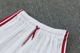 25-26 Man Utd White red Training Short Suit