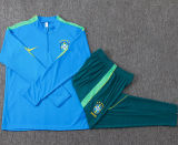 26-27 Brazil Lake blue Half Pull Tracksuit #B26041(半拉链)