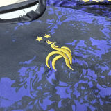 26-27 France Black Purple Special Edition Training shirts (紫黑)(逗号)
