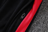 26-27 Brazil Jordan Black Kids Half Pull Tracksuit #E26046(童装)(半拉链)