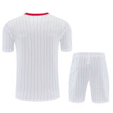 25-26 Man Utd White red Training Short Suit