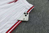 25-26 Man Utd White red Tank top and shorts suit
