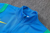 26-27 Brazil Lake blue Kids Jacket Tracksuit #E26061(童装)