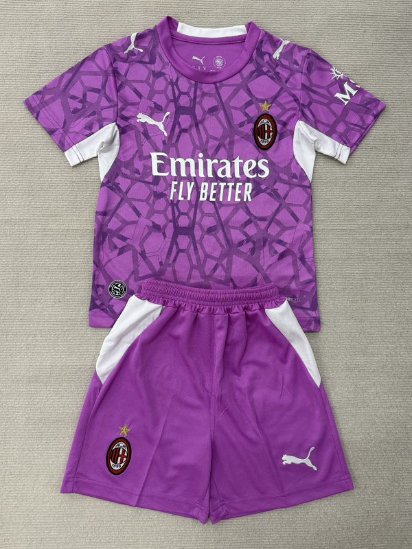 26-27 ACM Purple Goalkeeper Kids Soccer Jersey
