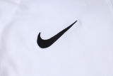 26-27 PSG White Kids Half Pull Tracksuit #E26039(童装)(半拉链)