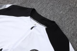26-27 PSG Jordan White Gray Kids Half Pull Tracksuit #E26044(童装)(半拉链)