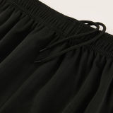 2026 NK Black Training Long Pants #02(黑色白边)