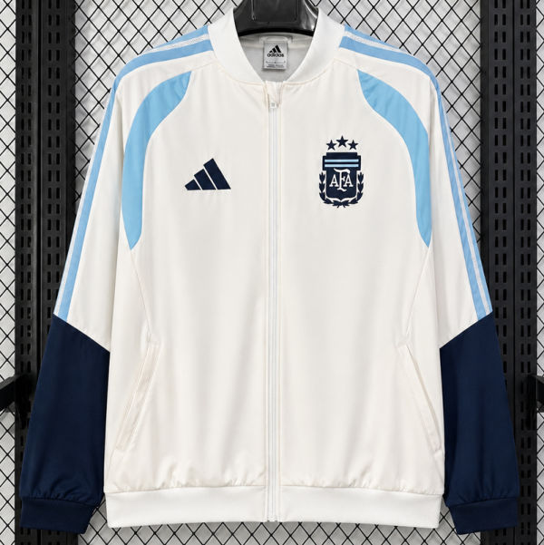 26-27 Argentina White Windbreaker