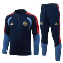 26-27 Bayern Royal blue Half Pull Tracksuit #B26054(半拉链)