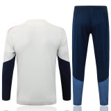 26-27 Bayern White Half Pull Tracksuit #B26057(半拉链)
