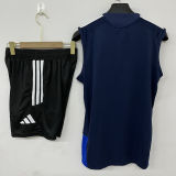 26-27 LA Galaxy Royal blue Tank top and shorts suit (背心短裤)