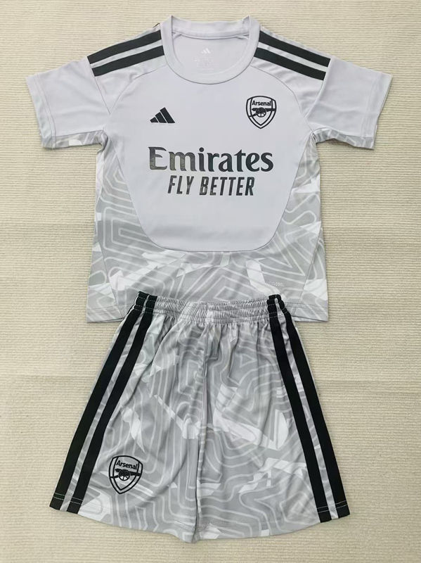 26-27 ARS Gray Goalkeeper Kids Soccer Jersey