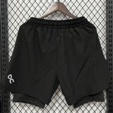 D632 ON Black Casual Short Pants