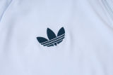 26-27 Italy Light blue Half Pull Tracksuit #B26060(半拉链)