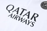 26-27 PSG Jordan White Gray Kids Half Pull Tracksuit #E26044(童装)(半拉链)