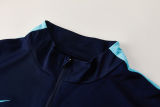 2026 NK Royal blue Half Pull Tracksuit #NB10(半拉链)