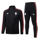 26-27 Man Utd Black Jacket Tracksuit #A26045