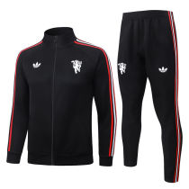 26-27 Man Utd Black Jacket Tracksuit #A26045