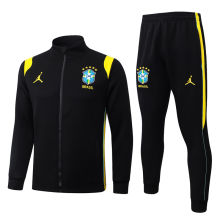 26-27 Brazil Jordan Black Jacket Tracksuit #A26035