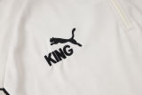 26-27 Man City Beige Kids Half Pull Tracksuit #E26054(童装)(半拉链)
