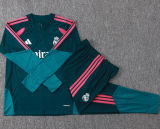 26-27 RMA Dark green Kids Half Pull Tracksuit #E26062(童装)(半拉链)
