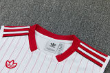 25-26 Man Utd White red Tank top and shorts suit