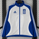 26-27 Greece White Blue Windbreaker