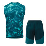 26-27 RMA Dark green Tank top and shorts suit #D26036
