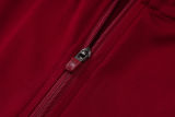 26-27 Spain Brown Red Kids Half Pull Tracksuit #E26049(童装)(半拉链)
