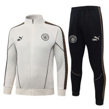 26-27 Man City Beige Jacket Tracksuit #A26042