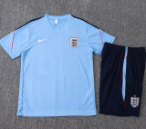 26-27 England Light blue Training Short Suit #J26038