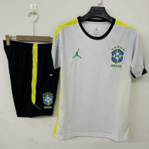 26-27 Brazil Jordan White Training Short Suit