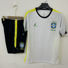 26-27 Brazil Jordan White Training Short Suit