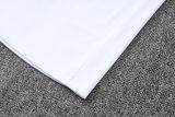 26-27 PSG Jordan White Gray Kids Half Pull Tracksuit #E26044(童装)(半拉链)