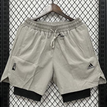 D631 AD Gray Casual Short Pants