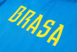 26-27 Brazil Lake blue Half Pull Tracksuit #B26041(半拉链)