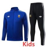 26-27 Argentina Fancy blue Kids Jacket Tracksuit #E26051(童装)