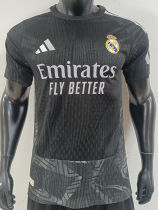 26-27 RMA Black Goalkeeper Player Version Soccer Jersey
