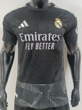 26-27 RMA Black Goalkeeper Player Version Soccer Jersey