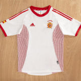 2002 Spain Away Retro Soccer Jersey
