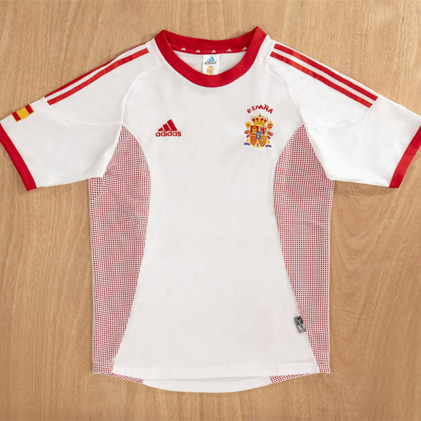 2002 Spain Away Retro Soccer Jersey